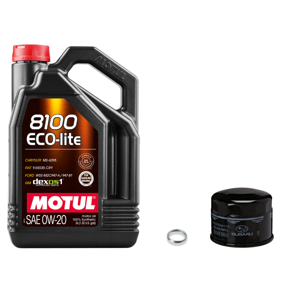 Motul Oil 8100 0W20 Oil Change Kit - Subaru WRX 2022+