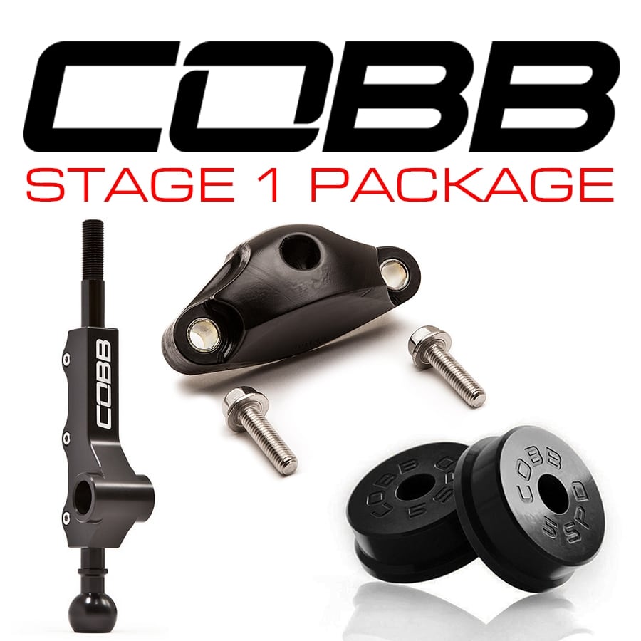 COBB STAGE 1 DRIVETRAIN PACKAGE W/ FACTORY SHORT SHIFTER - 02-07 WRX
