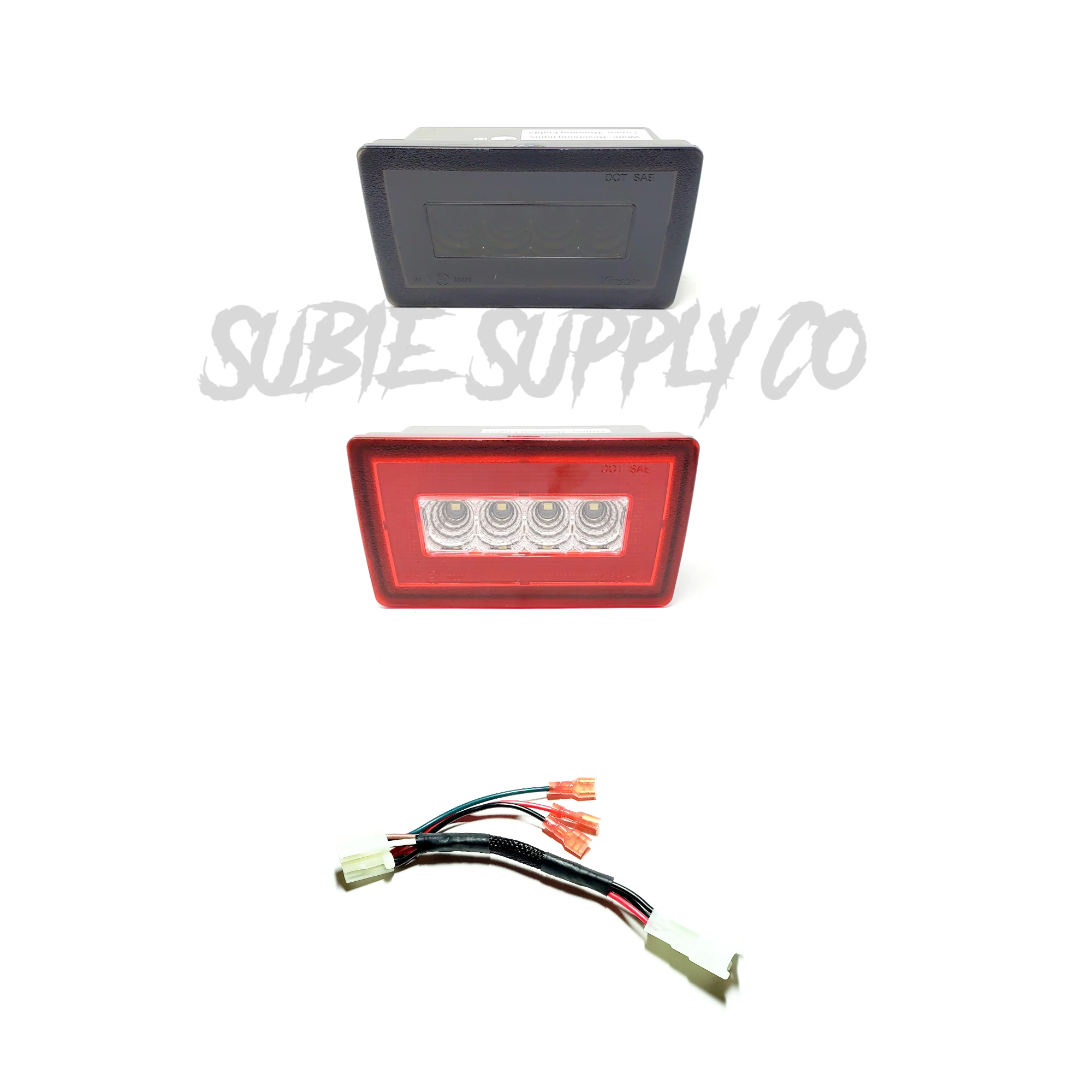 SSC CLASSIC+ F1 LED REAR FOG/BRAKE LIGHT W/ REVERSE LIGHT - WITH QUICK CONNECT HARNESS