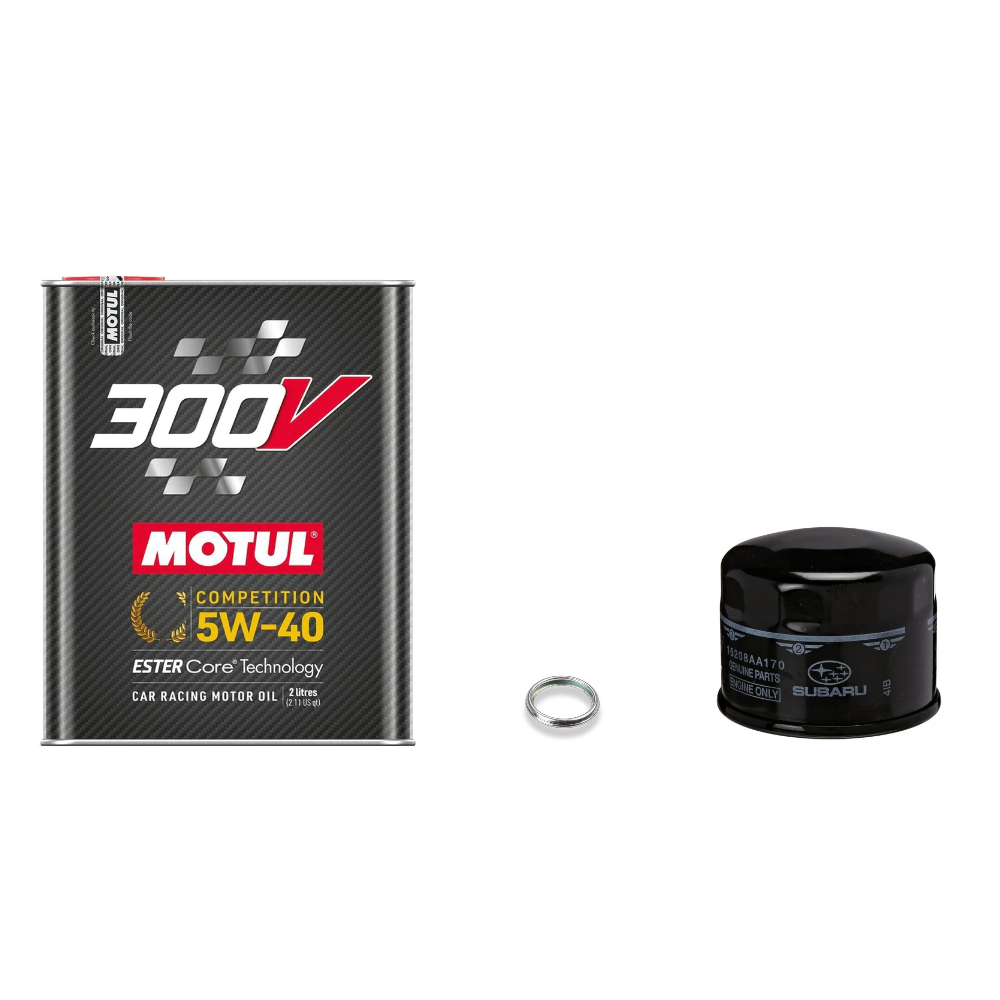 Motul 300V 5W-40 Power Oil Change Kit - 15-21 WRX