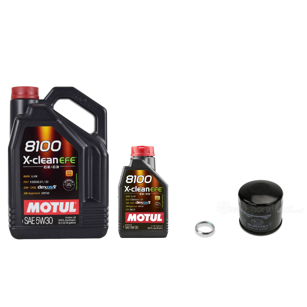 Motul 8100 5W30 X-Clean EFE Oil Change Kit - Subaru BRZ 2013-2021