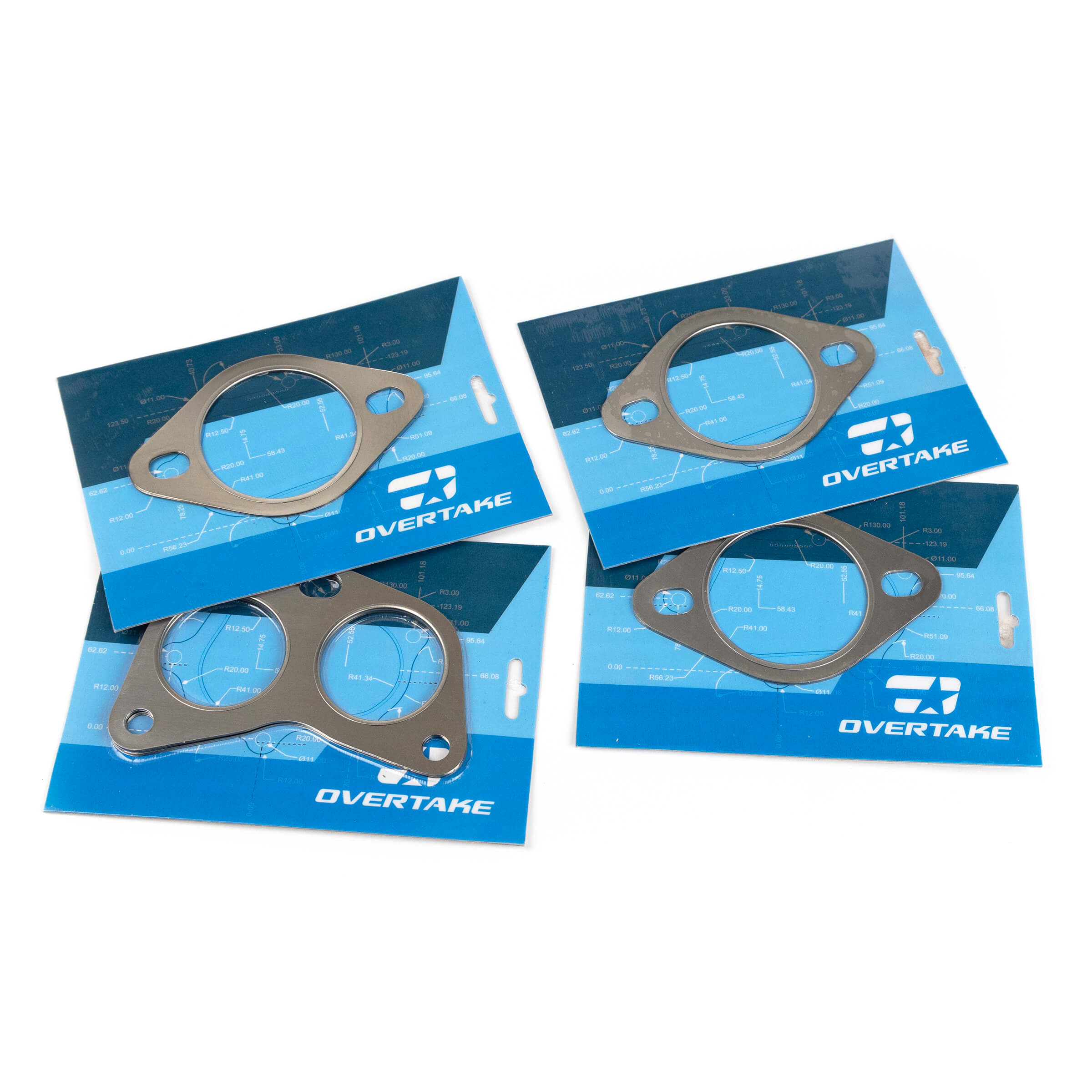 Overtake Exhaust Gasket Set - Subaru Toyota 2013-21, 22+ BRZ / FRS / 86