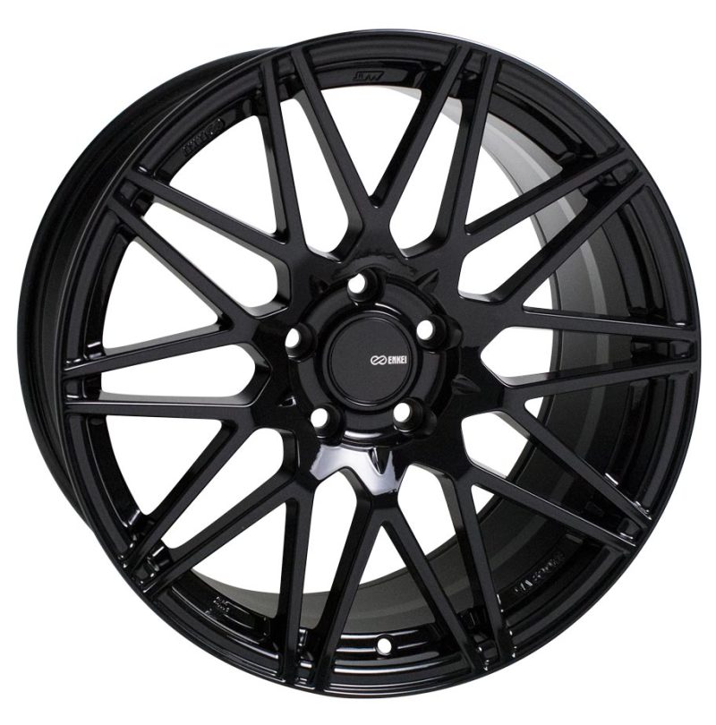 Enkei TMS 17x8.0 +35 5x114.3 Gloss Black Wheel