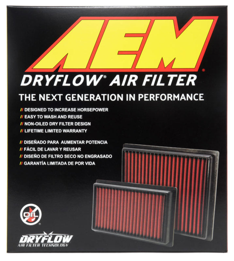 AEM DryFlow Air Filter - 08-14 WRX, 08-18 STI, +More
