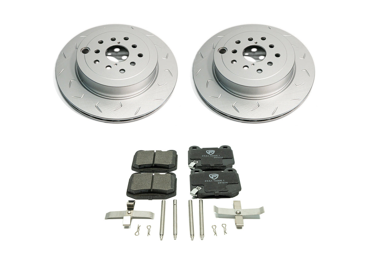 FactionFab Pad / Rotor Combo Rear - 2008-2017 STI