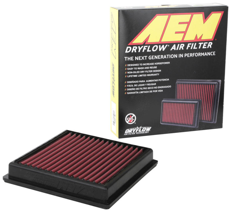 AEM DryFlow Air Filter - 2022+ Subaru WRX, 2017-2025 Impreza, 2018-2025Crosstrek + more