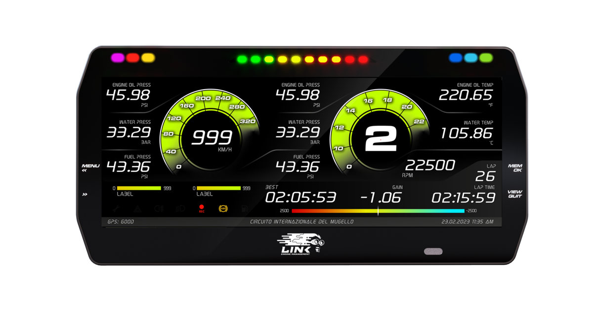 LINK ECU MXT Strada 10-inch Dash - Race Edition