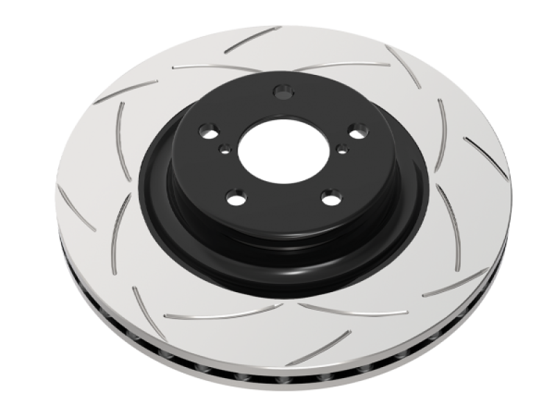 DBA T2 Street Slotted Rear Brake Rotor - 2018-2021 STI, 2024+ WRX TR/RS w/ Brembos