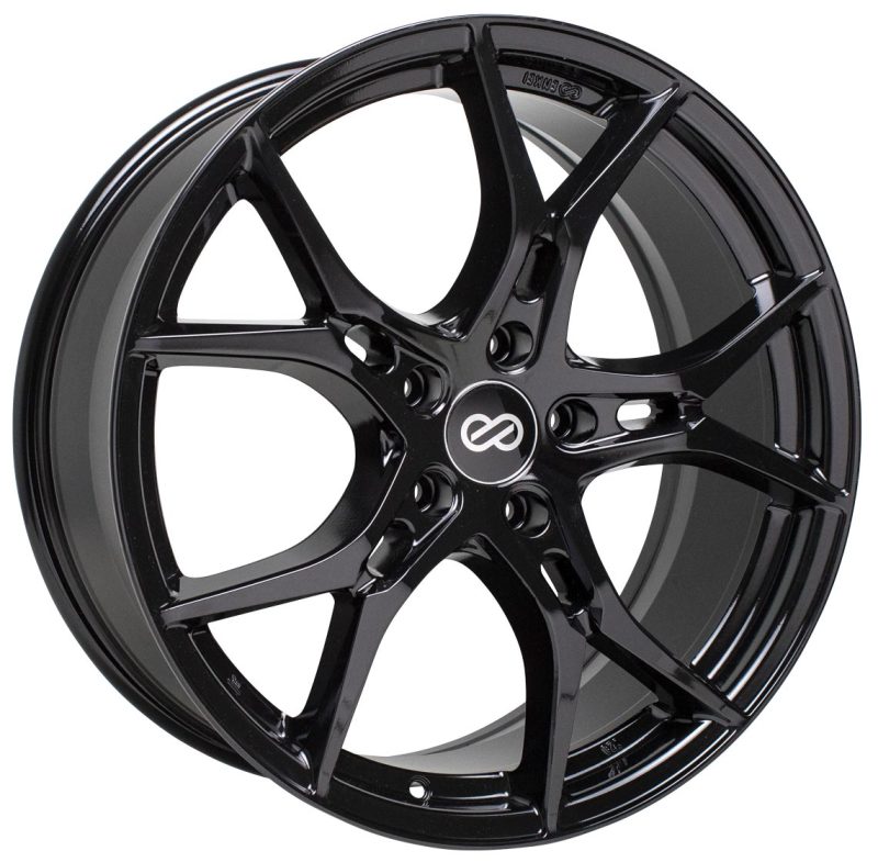 Enkei VULCAN 18x8.0 +35 5x114.3 Gloss Black Wheel