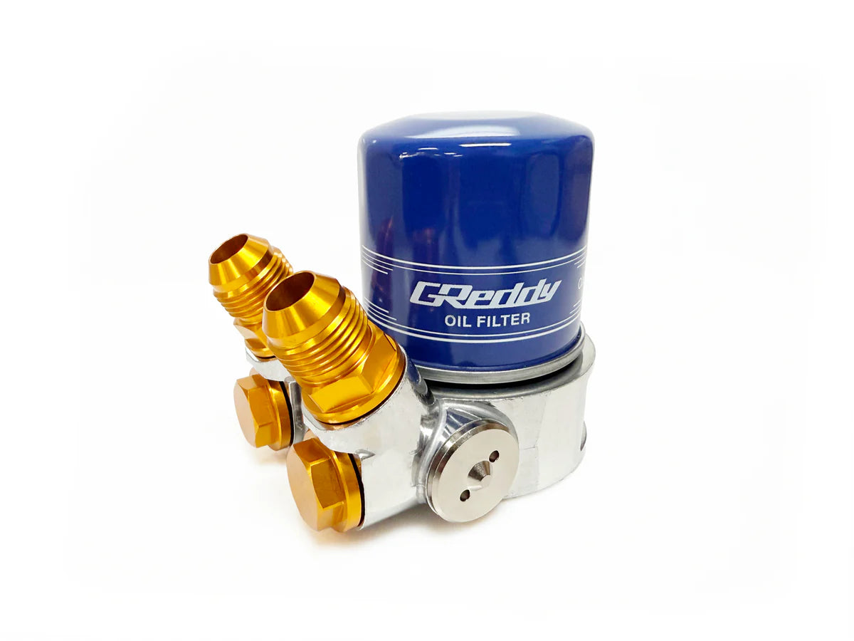GReddy Std. Oil Cooler Block Adapter - 10AN - EJ Subaru models