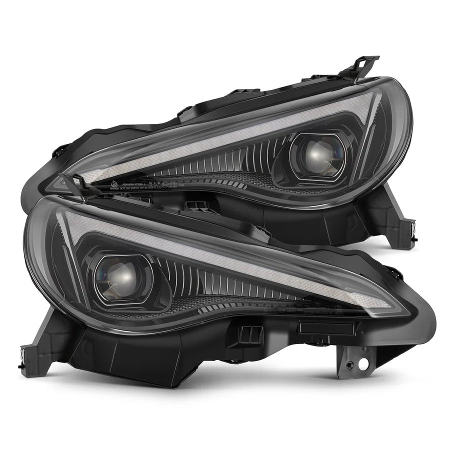 AlphaRex BRZ LUXX-Series LED Projector Headlights Alpha-Black - 13-21 BRZ / FR-S / GT86