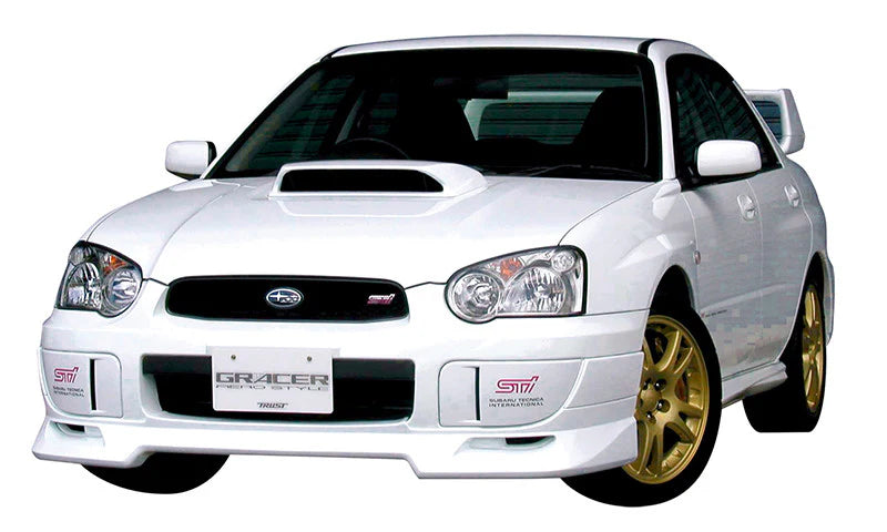 GReddy Fiberglass Front Lip Spoiler - 04-05 WRX & STi