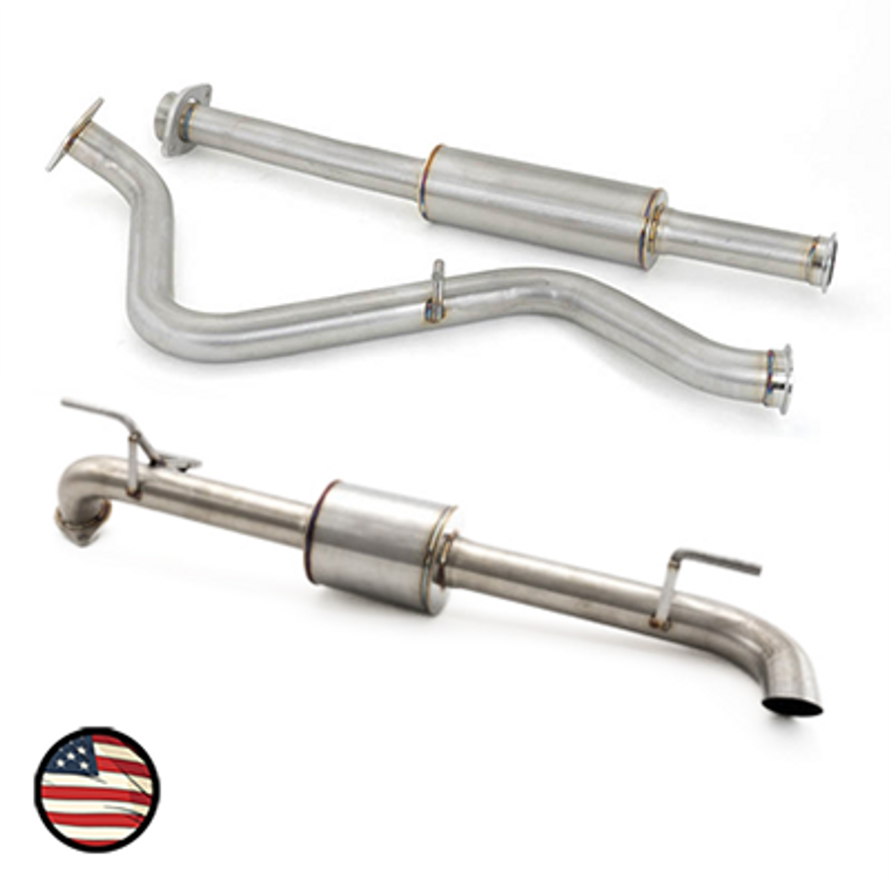 Nameless Catback Exhaust - 5" Muffler - Turndown - 2012-2016 Impreza Wagon, 2013-2017 Crosstrek