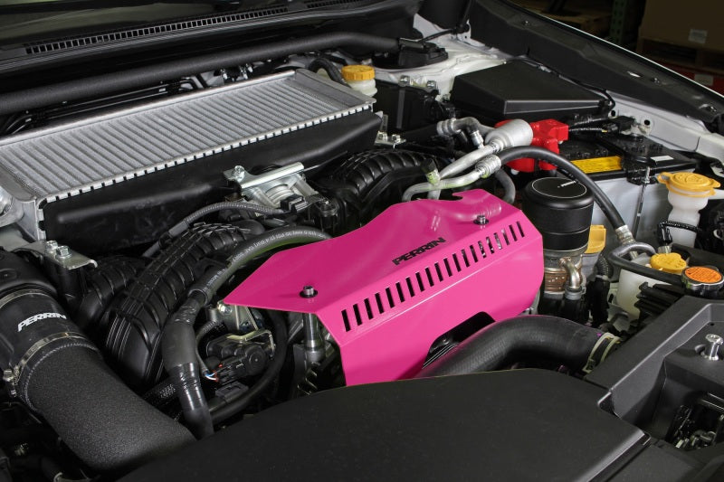 Perrin Pulley Cover - Hyper Pink - 2022+ WRX