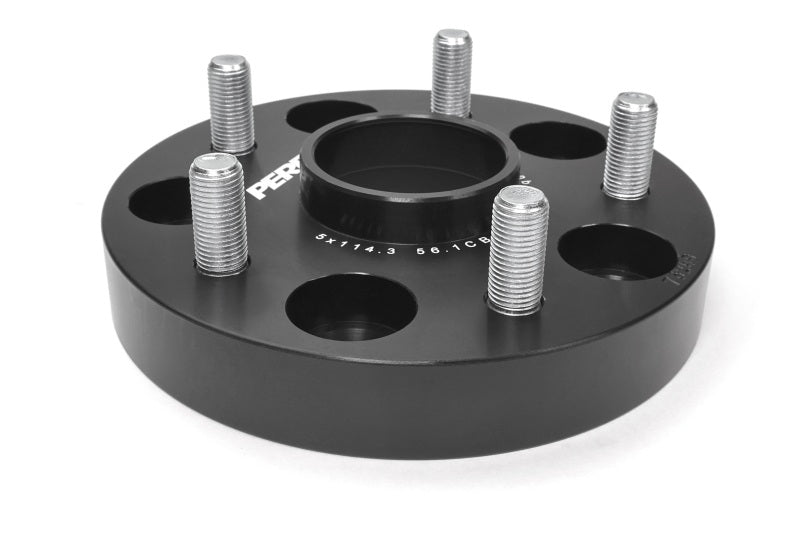 Perrin Subaru 25mm Wheel Spacers 5x114.3 BP w/56mm Hub - Black