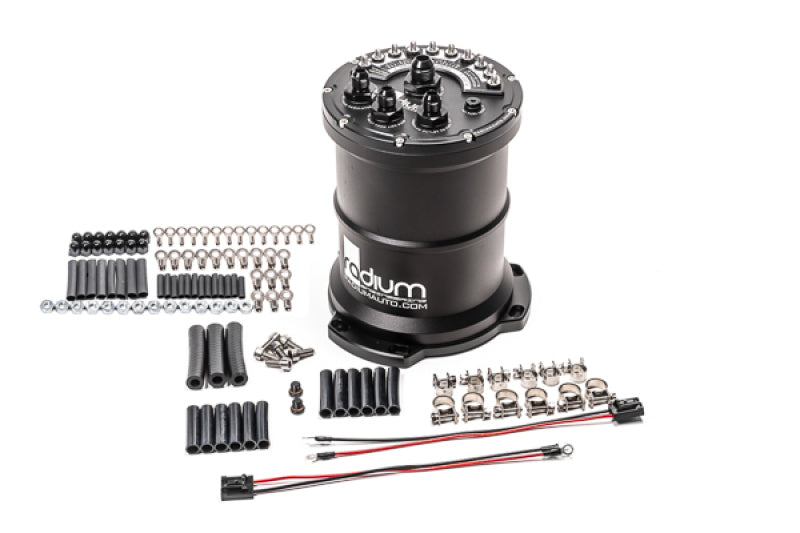 Radium Multi-Pump Fuel Surge Tank Fits Walbro GSS342 / AEM 50-1200 / DW4 (Pumps Not Included) - Universal