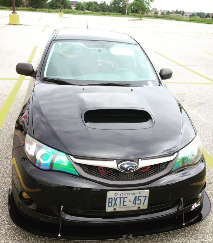 Ventus Autoworks 2PC Front Splitter - 2008-2010 Subaru WRX Sedan/Hatchback