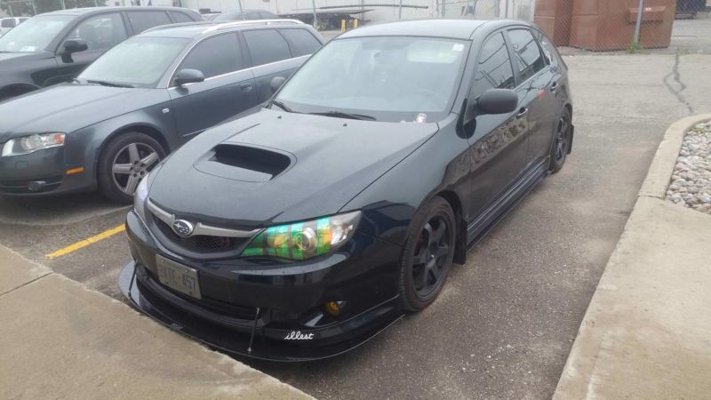 Ventus Autoworks 2PC Side Splitters - 2008-2010 Subaru WRX Hatchback/Sedan