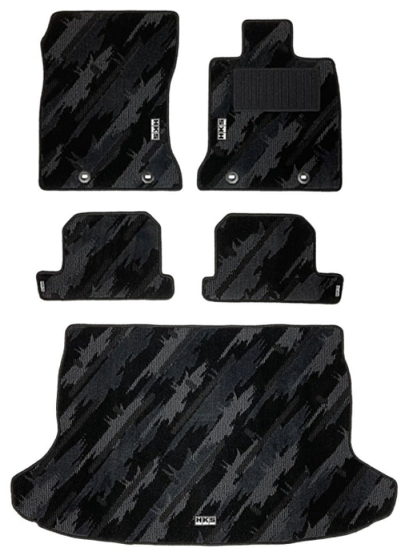 HKS Tufted Series Monotone Oil Color Floor Mat Set (LHD) - 2022+ BRZ
