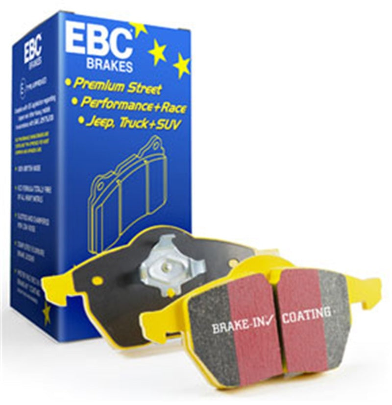 EBC Yellowstuff Rear Brake Pads - 2022+ WRX MT w/ Manual E-brake, 13-21 BRZ, 2022+ BRZ