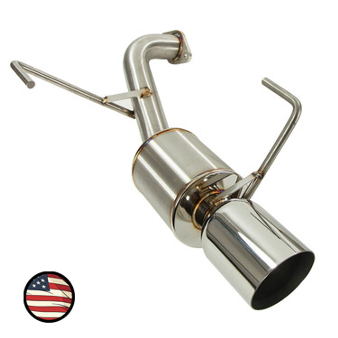Nameless Axleback Exhaust - 5" Muffler - 2010-2014 Legacy 2.5i