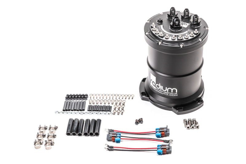 Radium Multi-Pump Fuel Surge Tank Fits Walbro F90000267/274/285 (Pumps Not Included) - Universal
