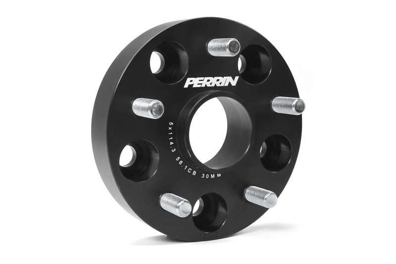 Perrin Subaru 30mm Wheel Spacers 5x114.3 BP w/56mm Hub - Black