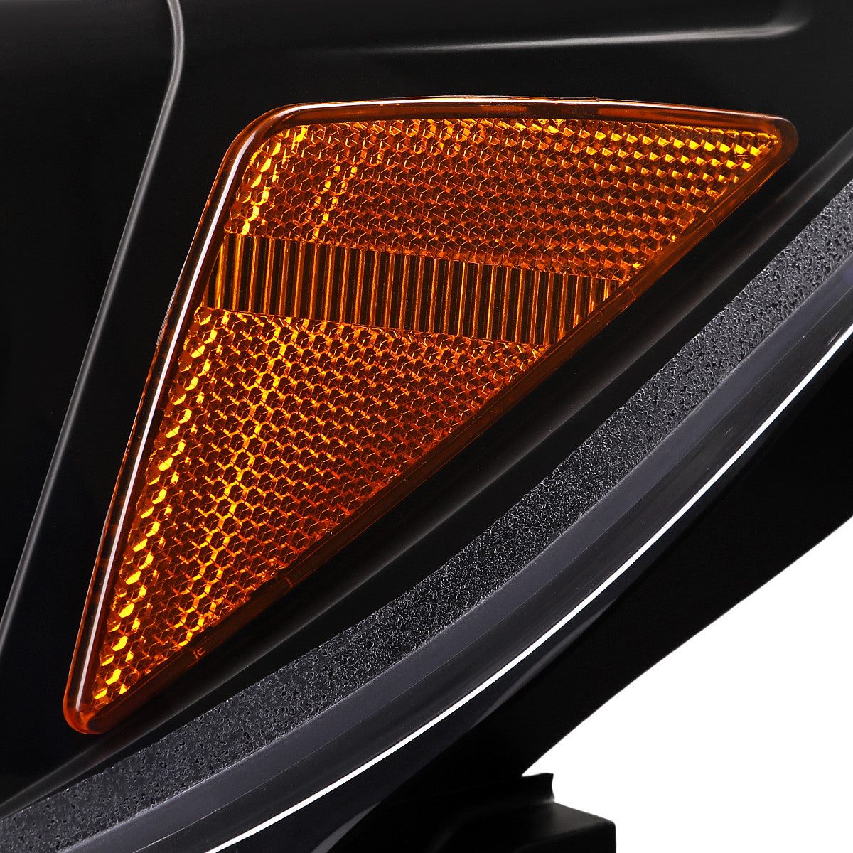 Spec-D V2 LED Bar Style Projector Headlights w/ Matte Black Base and Clear Lens - 15-21 WRX/STI w/ Halogen Headlight
