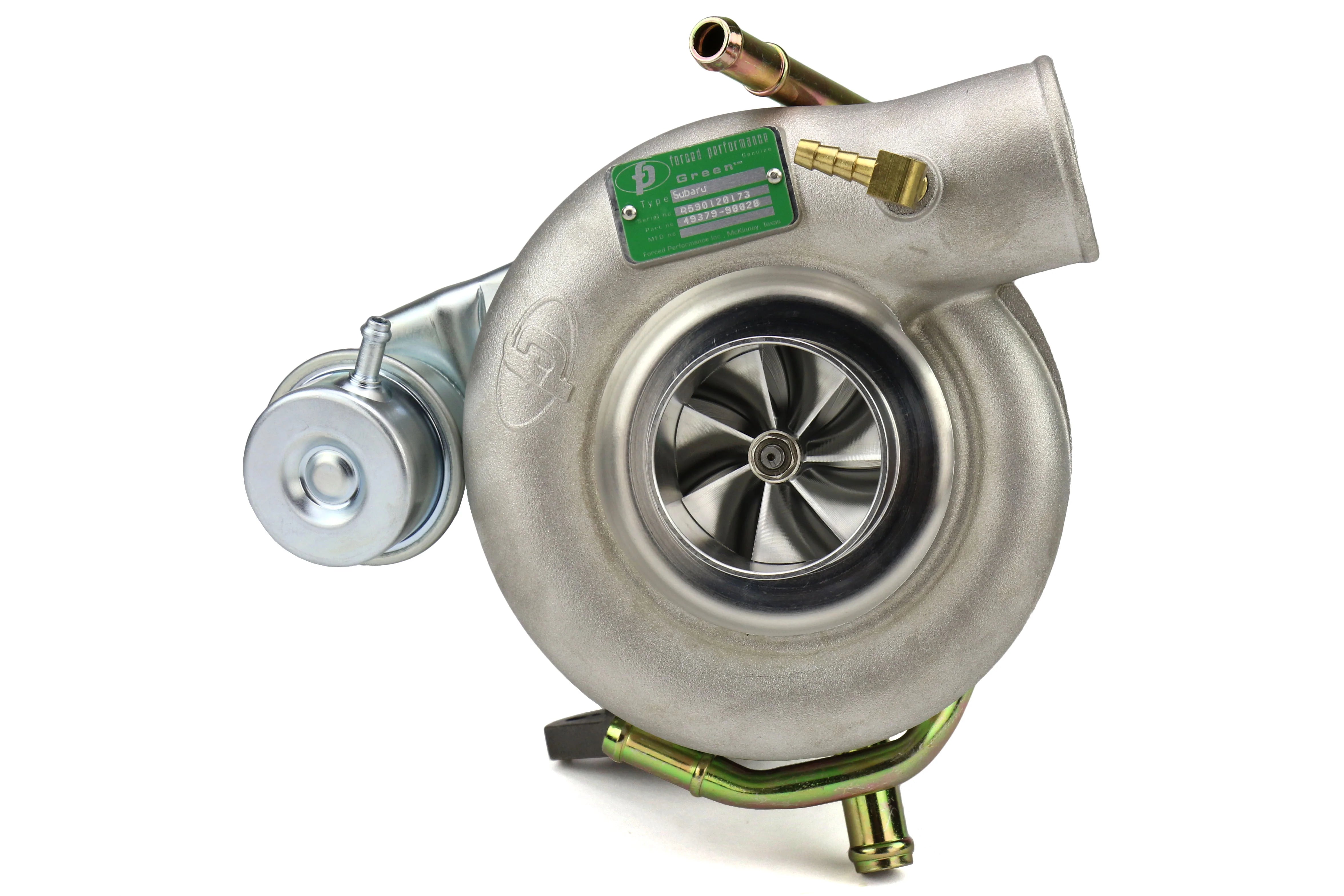 FORCED PERFORMANCE GREEN HTZ TURBO CHARGER - Internal Wastegate - 02-07 WRX, 04+ STI