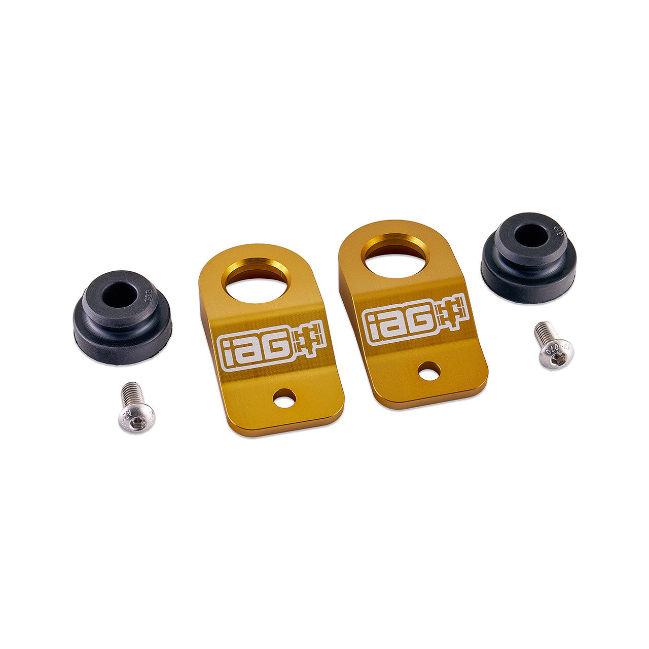IAG Radiator Stays - 2008-14 Subaru WRX & STI, 08-10 Impreza & Outback