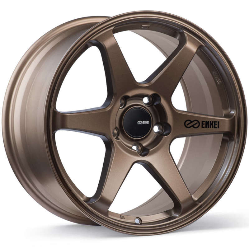 Enkei T6R 17x9.0 +45 5x100 Matte Bronze Wheel