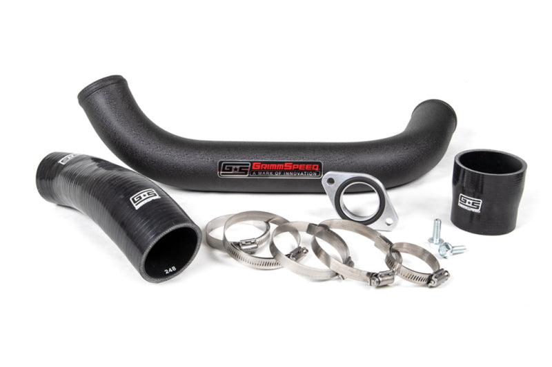 GRIMMSPEED TOP MOUNT INTERCOOLER CHARGE PIPE KIT - '15-21 WRX - BLACK