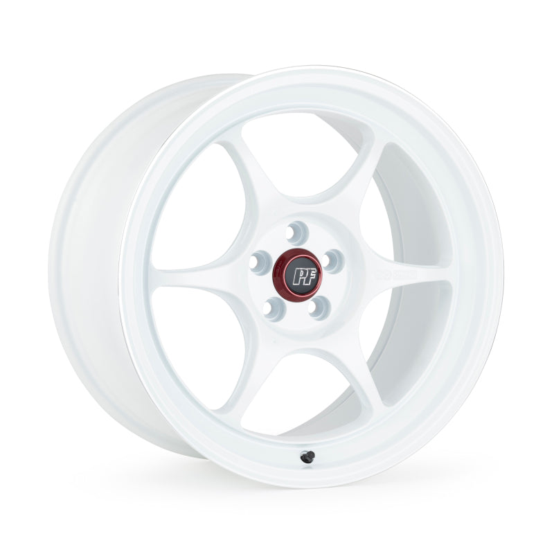 Enkei PF06 15x8.0 +25 5x114.3 White Machined Wheel