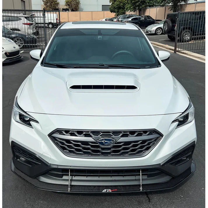 APR Carbon Fiber Wind Splitter w/ Rods - WRX 2022+