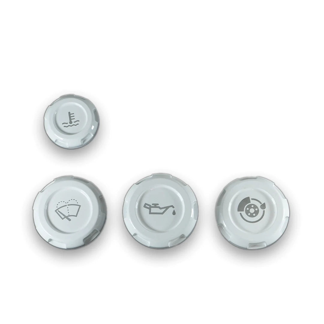 BILLETWORKZ ENGINE BAY CAPS - ZERO SERIES - FLUID ENGRAVING - 13-21 BRZ, 2022+ BRZ