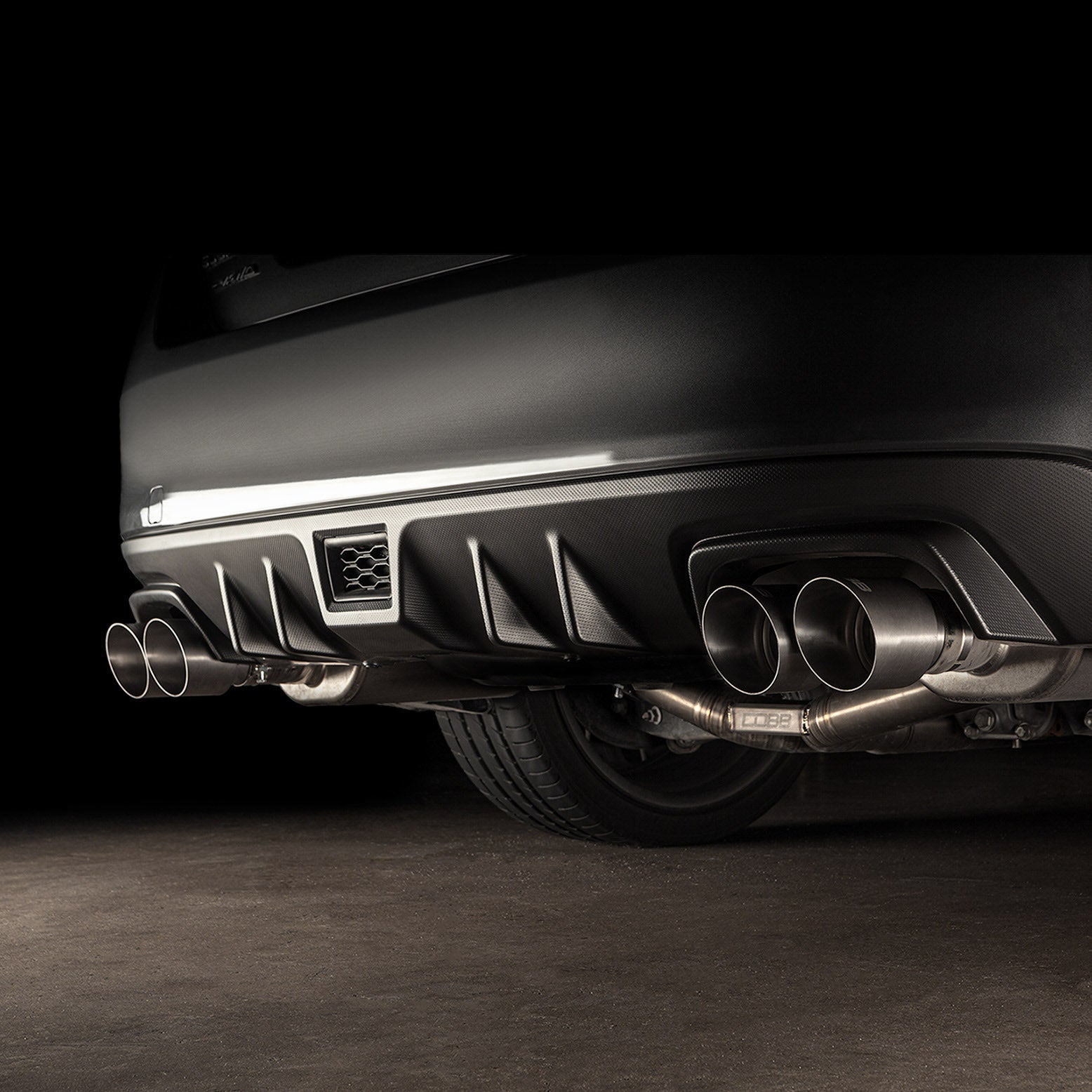 COBB BRUSHED TITANIUM TIP KIT - WRX 2011-2024, STI 2011-2021