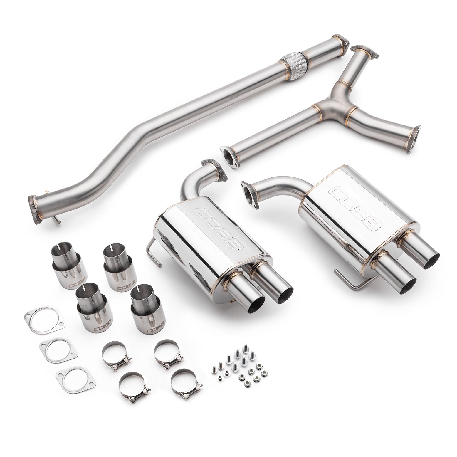 COBB TUNING STAINLESS STEEL 3" CAT-BACK EXHAUST - 2022+ WRX