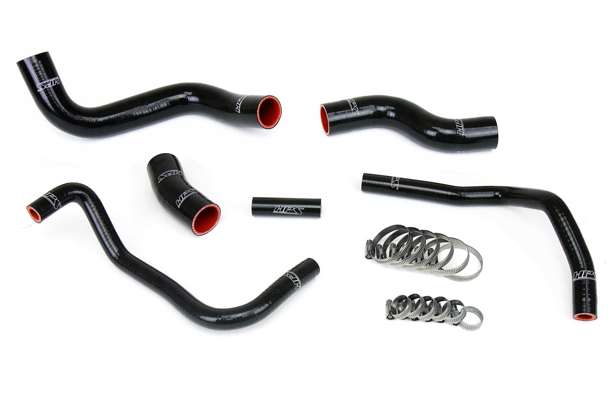 HPS Subaru BRZ Silicone Radiator and Heater Hoses - Black (57-1336-BLK)