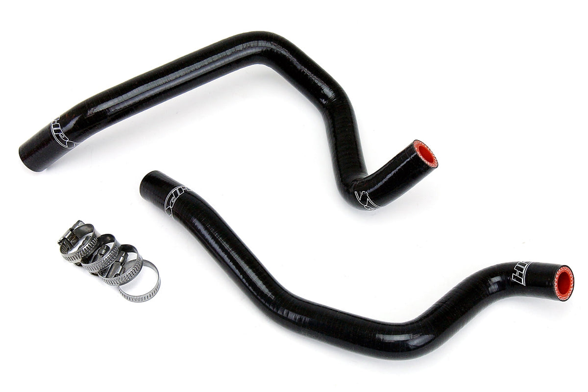 HPS 2004 Subaru Impreza WRX 2.0L Turbo Silicone Heater Hoses - Black (57-1803-BLK)