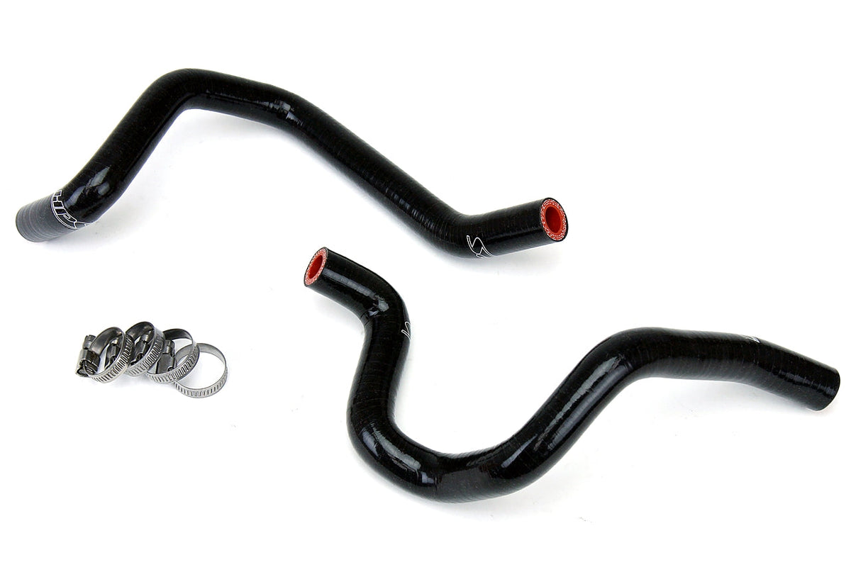 HPS Subaru Silicone Heater Hoses - Black (57-1804-BLK)