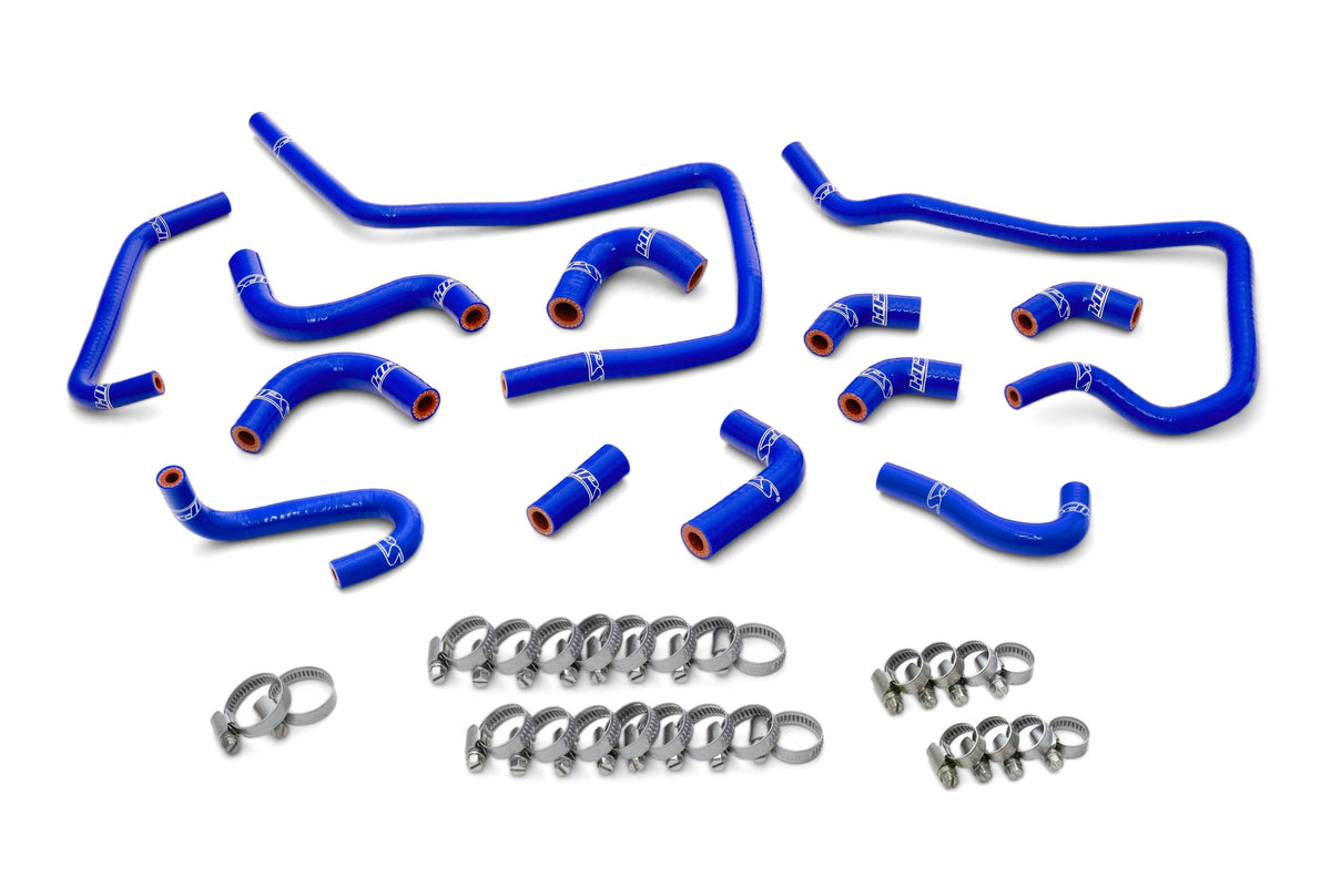 HPS 2002-2003 Subaru Impreza WRX 2.0L Turbo Silicone Ancillary Hoses - Blue (57-1805-BLUE)