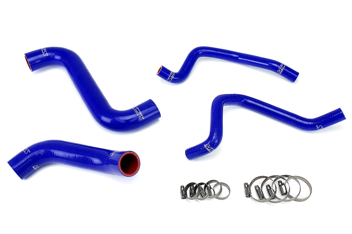 HPS 2004 Subaru Impreza WRX 2.0L Turbo Silicone Radiator and Heater Hoses - Blue (57-1810-BLUE)