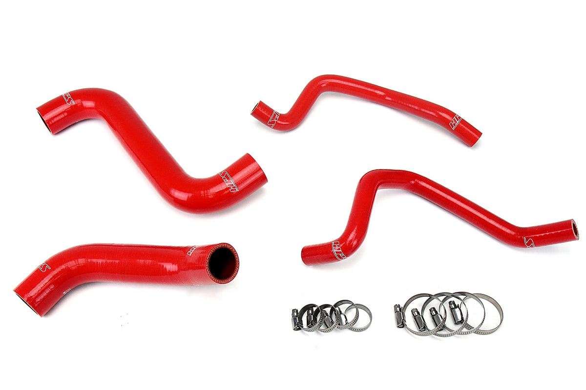 HPS 2004 Subaru Impreza WRX 2.0L Turbo Silicone Radiator and Heater Hoses - Red (57-1810-RED)