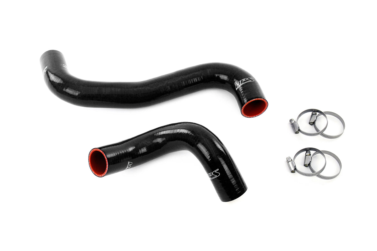HPS 2010-2012 Subaru Legacy 2.5L Turbo Silicone Radiator Hoses - Black (57-2140R-BLK)