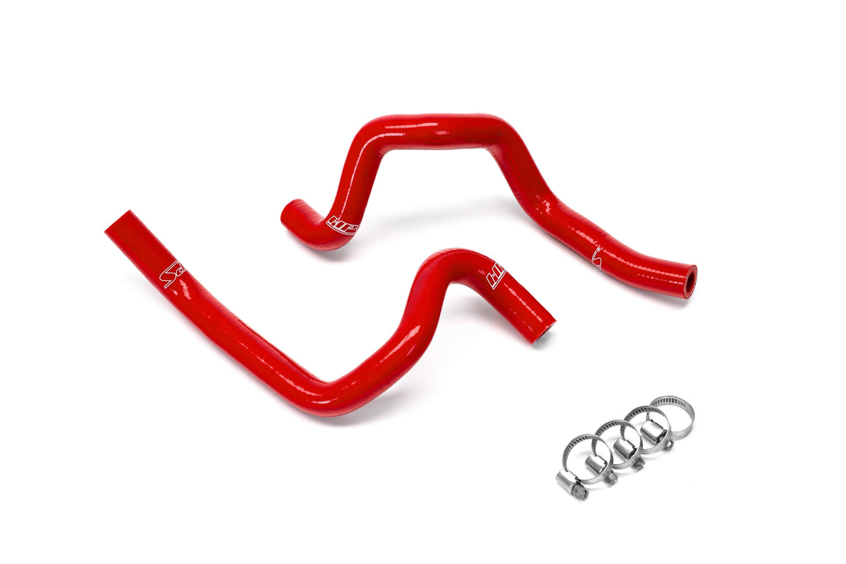 HPS 2004 Subaru Impreza WRX STi 2.5L Turbo Silicone Heater Hoses - Red (57-2301-RED)