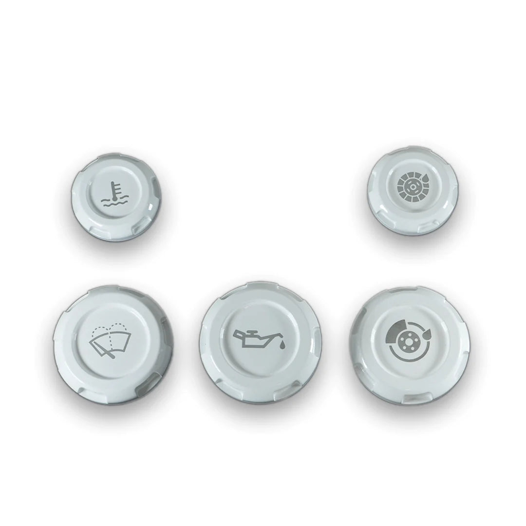 BILLETWORKZ ENGINE BAY CAPS - ZERO SERIES - FLUID ENGRAVING - 13-21 BRZ, 2022+ BRZ