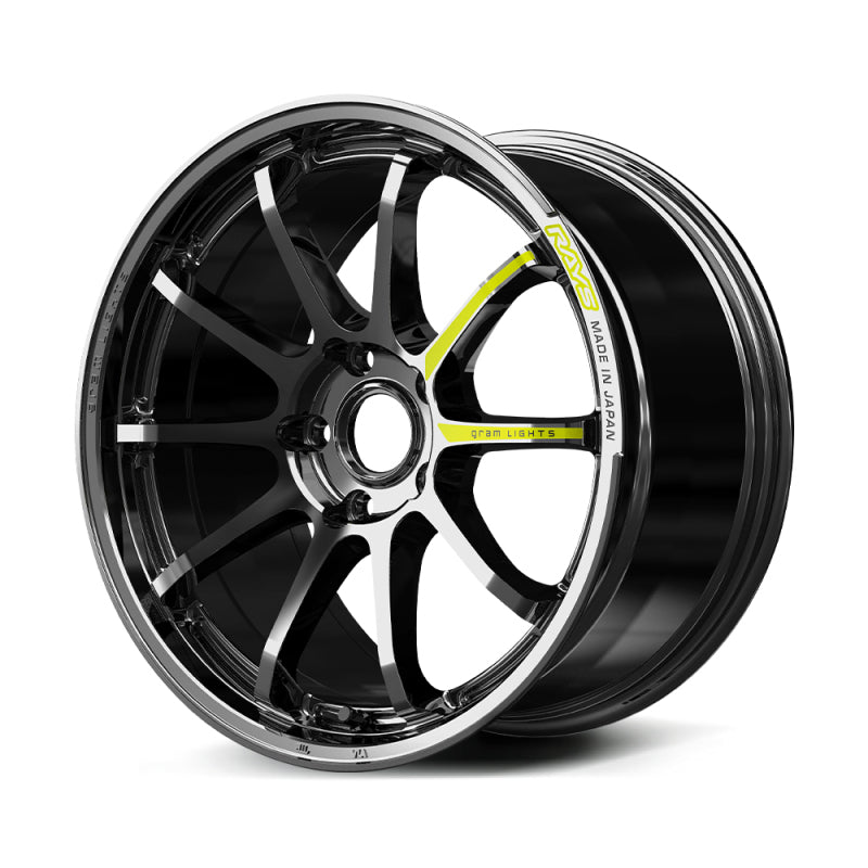 Gram Lights 57NR 18X9.5 +38 5x114.3 Rays Black Metal Coat (RB)