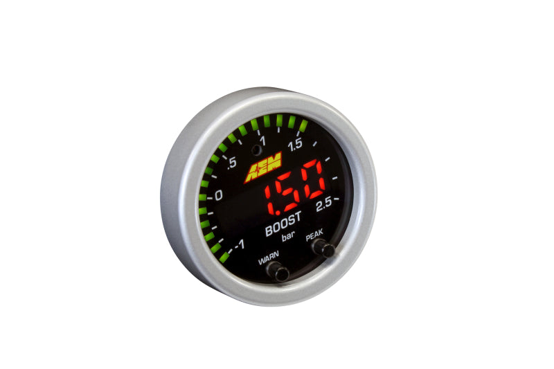 AEM Electronics X-Series Boost Gauge 52mm - Universal -30-35PSI