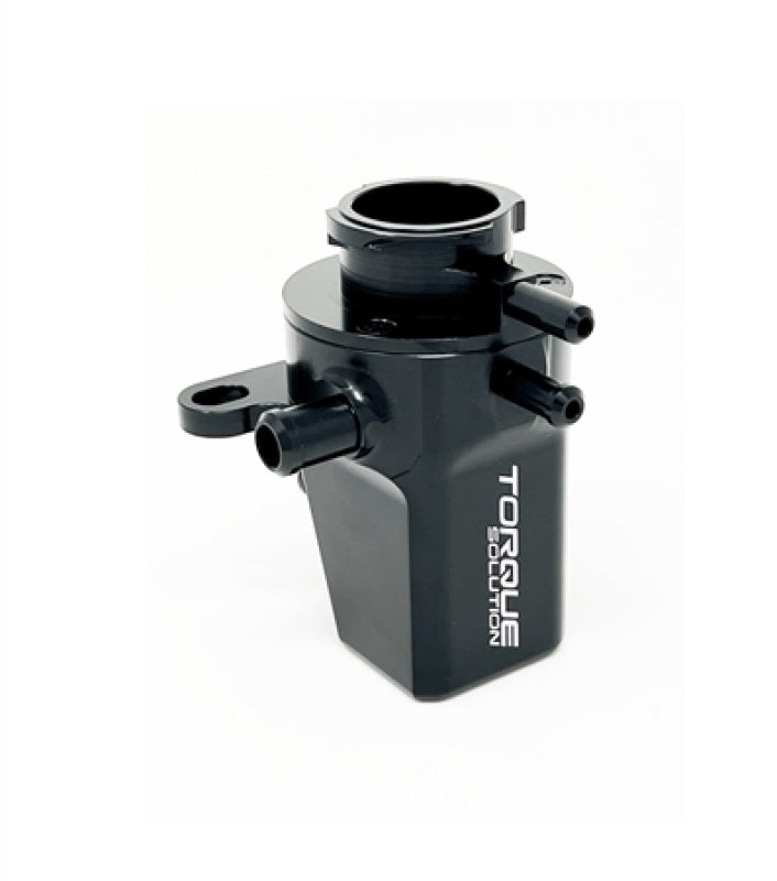 Torque Solution Coolant Expansion Tank - Black - WRX 02-07, STI 04-21, Forester XT 04-08