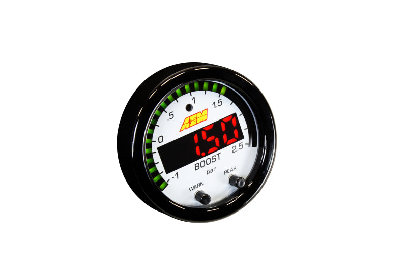 AEM Electronics X-Series Boost Gauge 52mm - Universal -30-35PSI